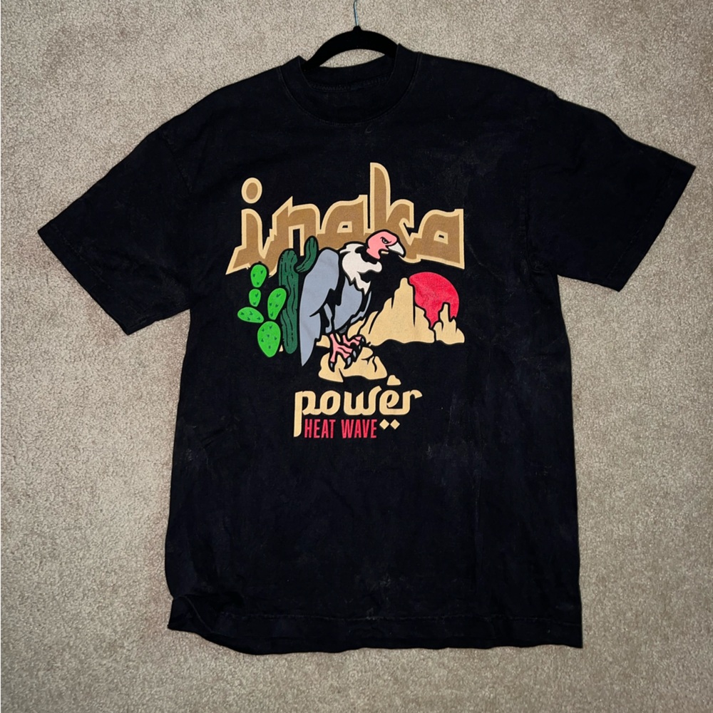 Inaka Power Black Heat Wave Tee